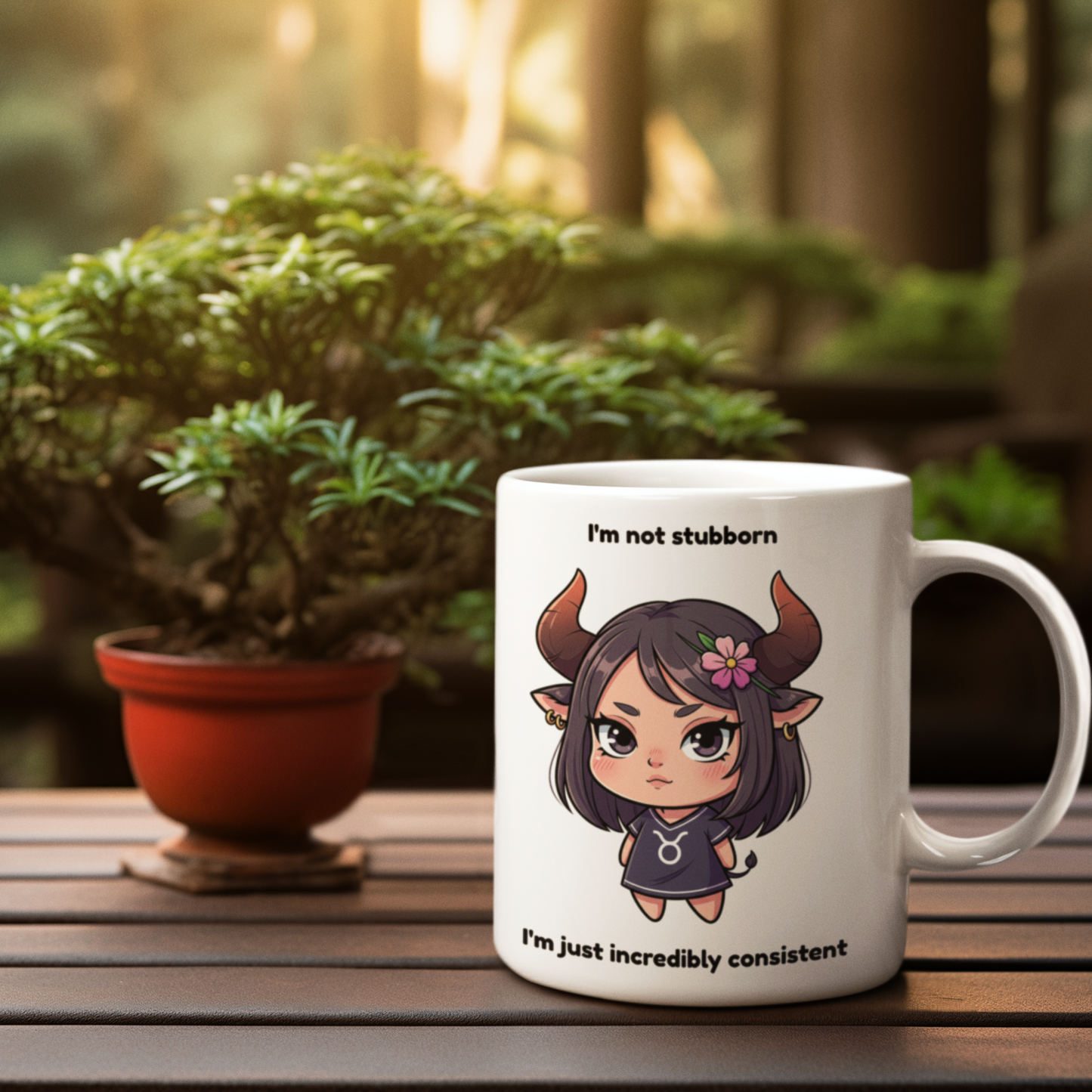 "I'm not stubborn, I'm just incredibly consistent" Taurus Coffee Mug