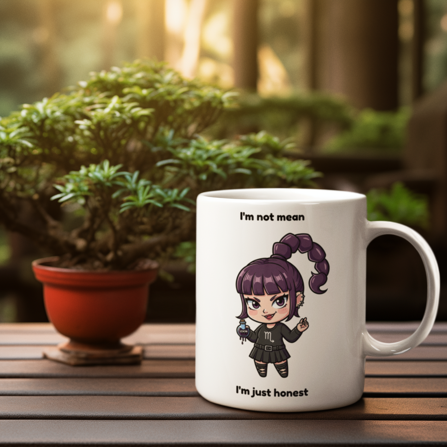 "Not Mean Just Honest" - Scorpio Coffee Mug