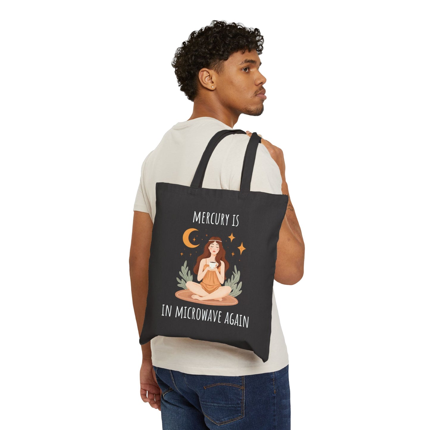 Mercury Is In Microwave Again Tote Bag, Funny Astrology Gift