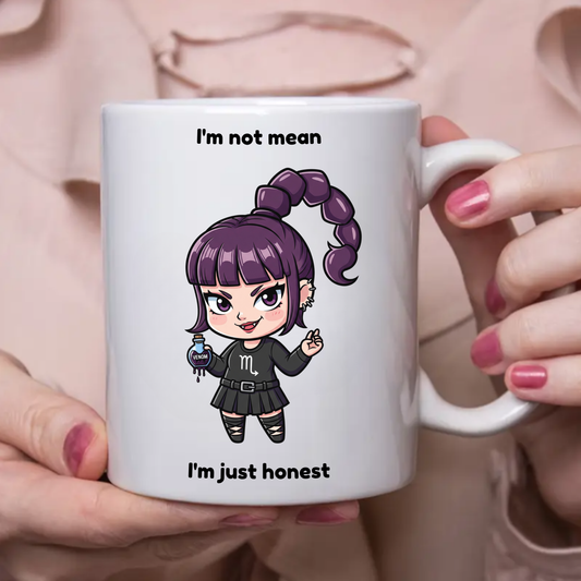 "Not Mean Just Honest" - Scorpio Coffee Mug