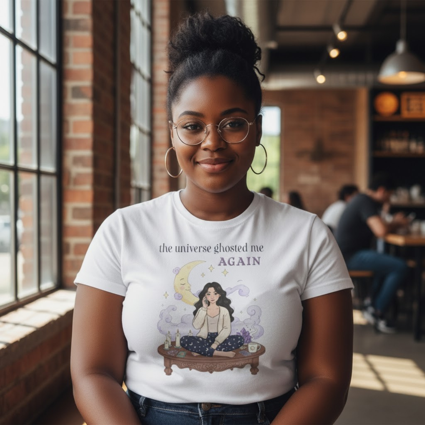 The Universe Ghosted Me Again Sarcastic T-Shirt