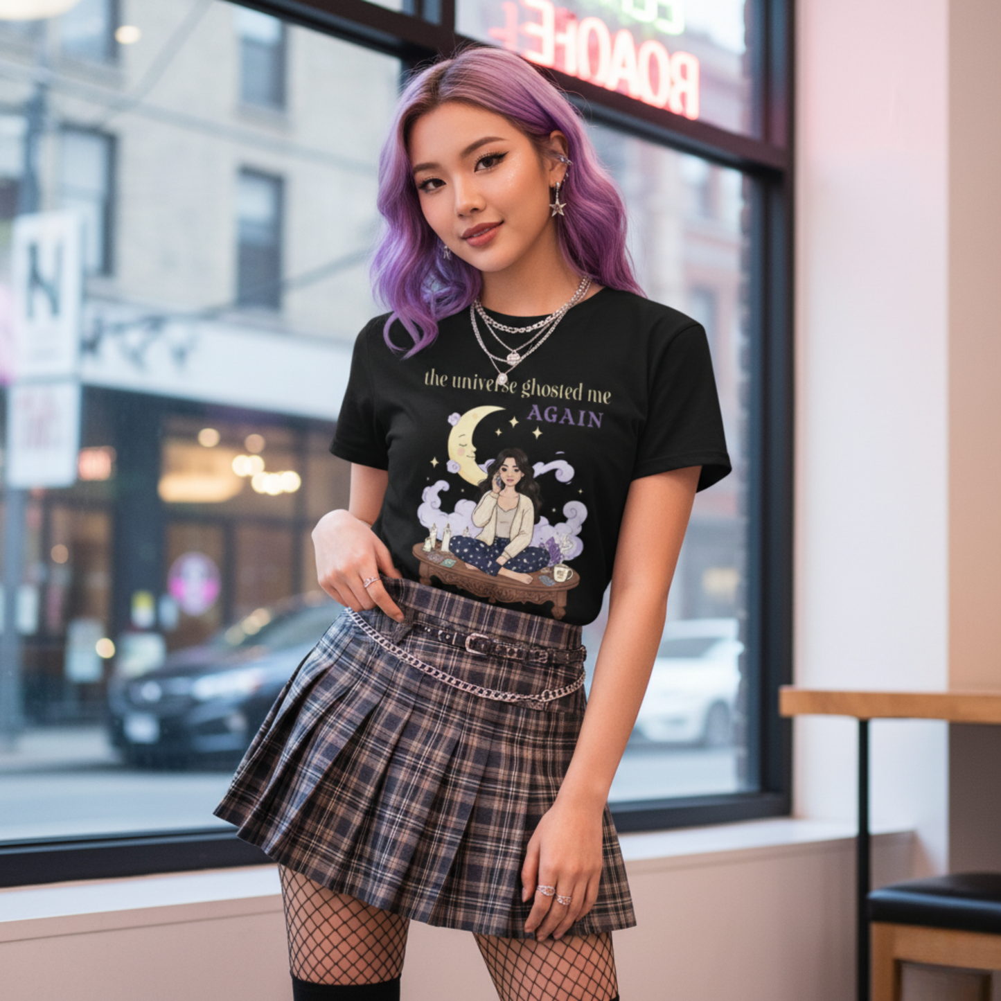 The Universe Ghosted Me Again Sarcastic T-Shirt