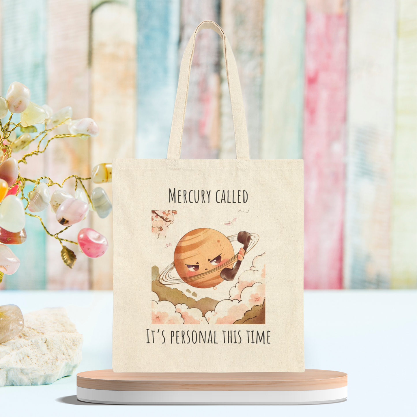 Sarcastic Witchy Tote: Mercury Retrograde Edition