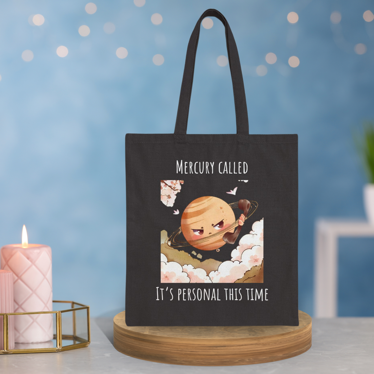 Sarcastic Witchy Tote: Mercury Retrograde Edition