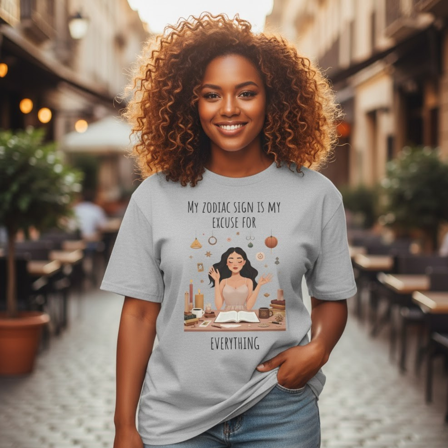 "It's My Zodiac Sign" T-Shirt – Witchy Astrology Gift for Horoscope Fans